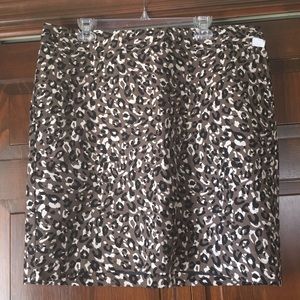 Leopard Print Skirt