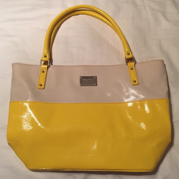 Nearly new Nine West Patent Leather Tote