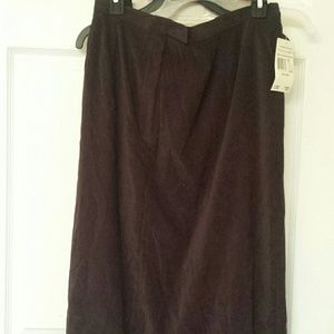 Brown long skirt