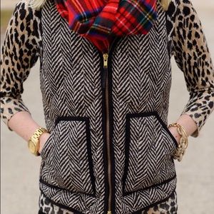J Crew Houndstooth Vest (M)