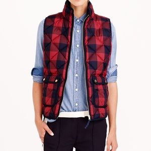 J Crew Buffalo Vest (L)