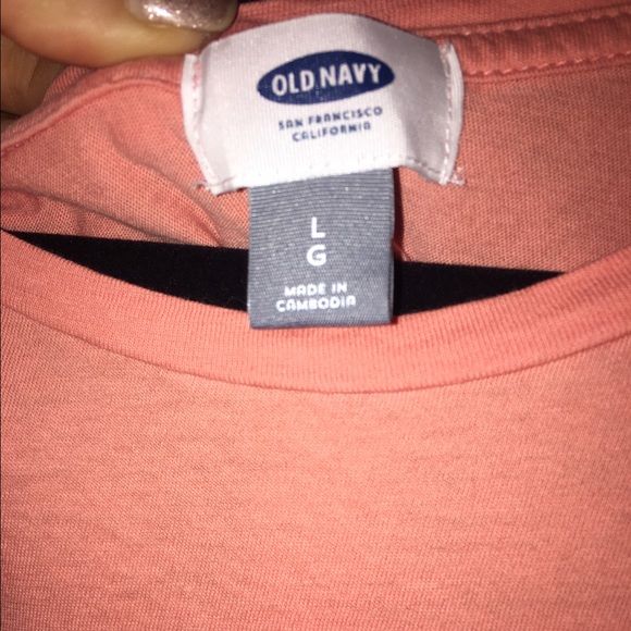 Old Navy peach flowy tank top - Picture 2 of 2