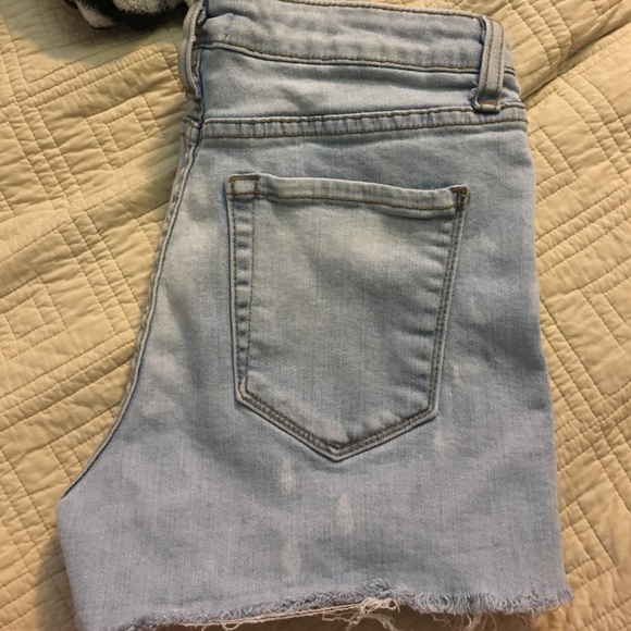 High waisted shorts.