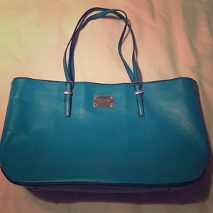 Nine West teal tote