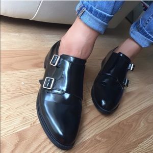 Topshop Double Monk Shoes sz 39