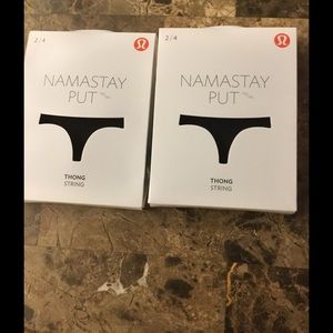 NWT Lululemon Namastay Put Thong (Price is for 2)