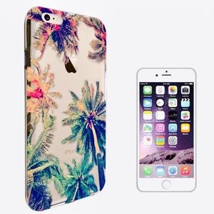 Tropical Palm Tree iPhone 7 PLUS Silicone Case NEW