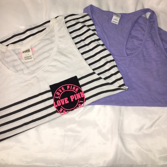 Two PINK Tank Tops