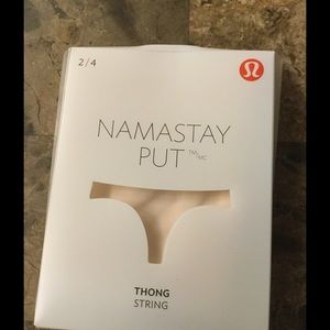 NWT Lululemon Namastay Put Thong