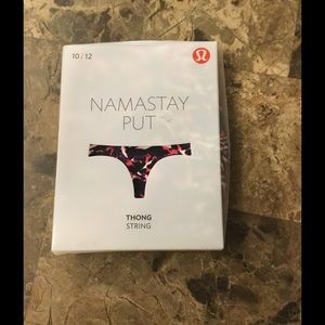 NWT Lululemon Namastay Put Thong