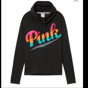 NEW Pink Cowl Pullover