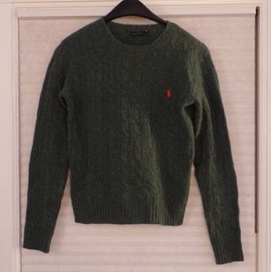Ralph Lauren Sport dark green sweater