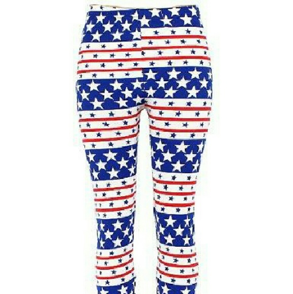 Rwb Leggings... Patriotic Style