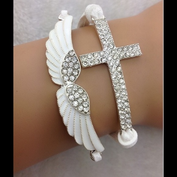 Cross Wings Bracelet
