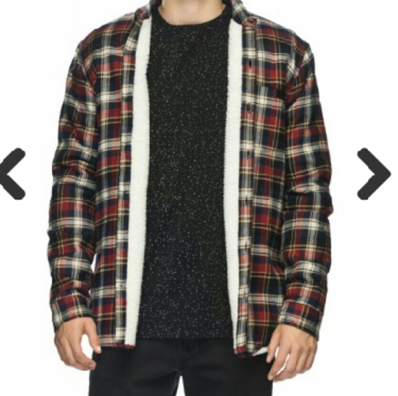 Men's Flannel Buttoned Jacket