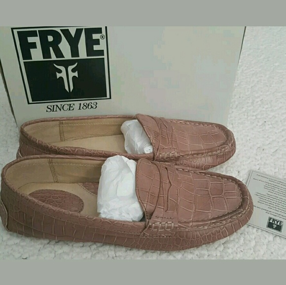 🚫SOLD🚫 NIB FRYE REBECCA PENNY LOAFER DUSTY ROSE - Picture 2 of 4