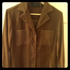 Vintage Suede Blazer by Express