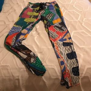 Zara multicolor baggy pants