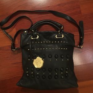 Vince Camuto leather studded crossbody bag