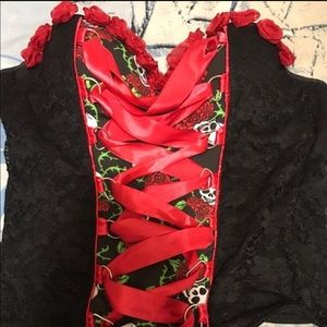 Dia De Los Muertos Corset