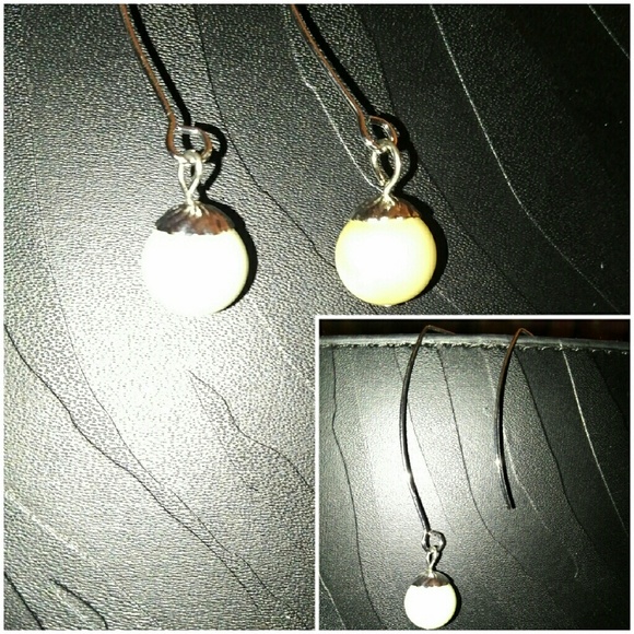 Glass Pearl earrings