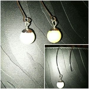 Glass Pearl earrings