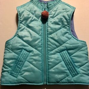GYMBOREE REVERSIBLE PUFFY VEST for Girl Size 6