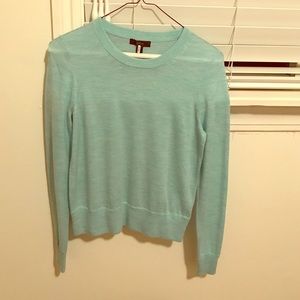 JCREW Marino sweater in light blue XS.