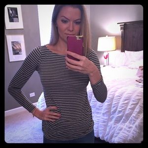 A Pea in the Pod nautical inspired long sleeve tee