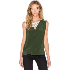 Bailey 44 for Anthropologie Silk Crossover Blouse