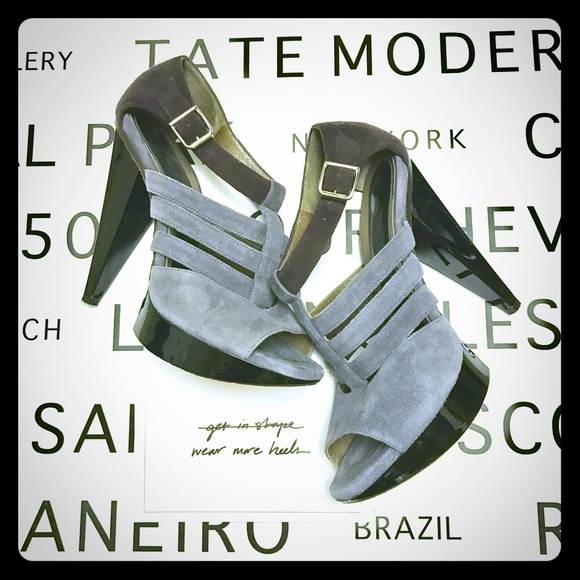 Marni Suede Platform Pumps - Picture 1 of 3