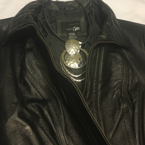 NWT💥PRICE DROP💥e5th Genuine Leather Jacket 🎁 - Picture 3 of 4