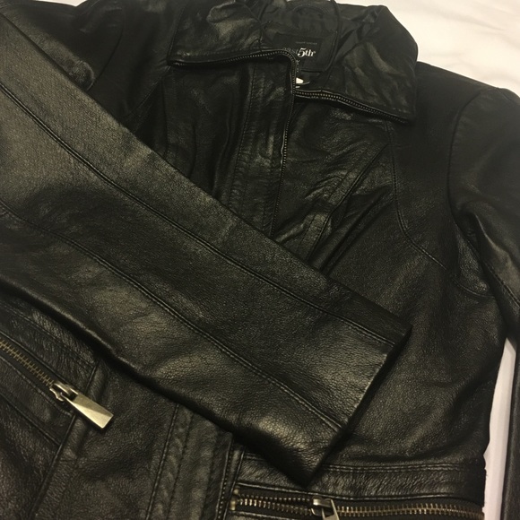 NWT💥PRICE DROP💥e5th Genuine Leather Jacket 🎁 - Picture 4 of 4
