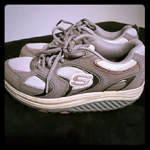 Skechers leather Fitness Shape up shoes
