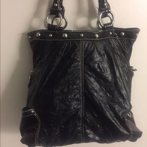 Black handbag