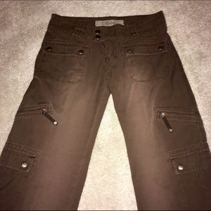 Stylish brown cargo pants