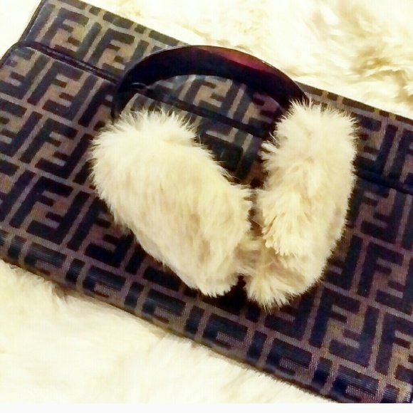 Vintage Fur ear warmers