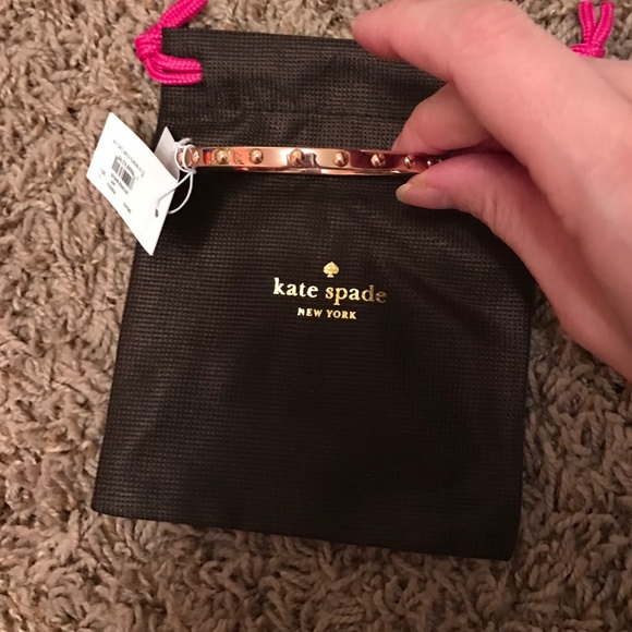 Brand new rose gold kate spade thin bangle