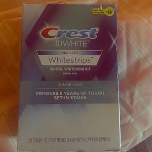 9 out of ten treatments left. Crest white strips