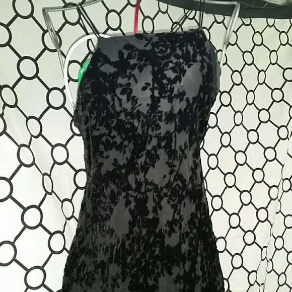 classy velvet soft cocktail dress size 7/8 - Picture 2 of 8