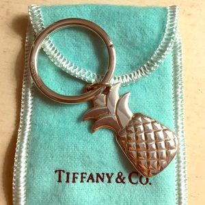 Tiffany & Co Sterling Silver Pineapple Keychain