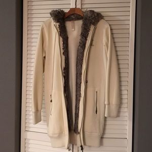 ☃ Soft, Warm, Comfy, Long Hooded Zip-up Jacket