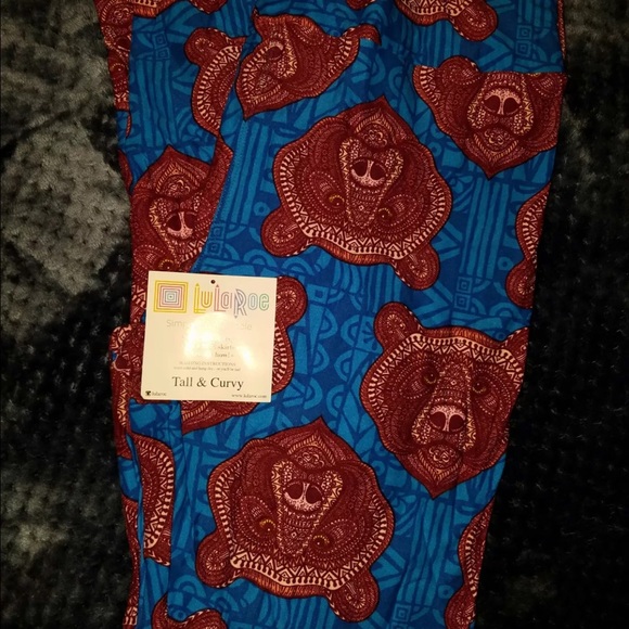 LuLaRoe TC Mosaic Bears - Picture 2 of 2