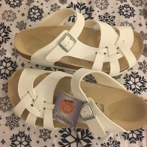 White size 10 Birkenstock