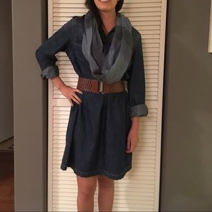 💐🛍 Free scarf With Denim Dress Purchase 🎀🛍