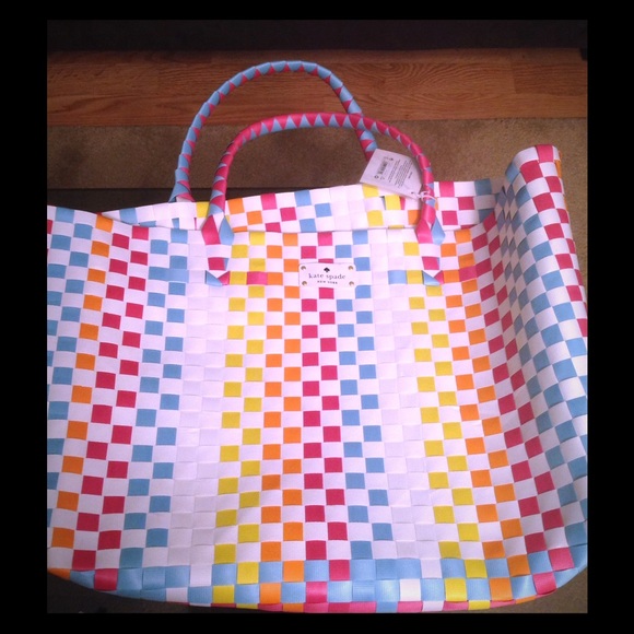 3 Kate Spade:Multicolored Tote, Clear & Glossy Bag