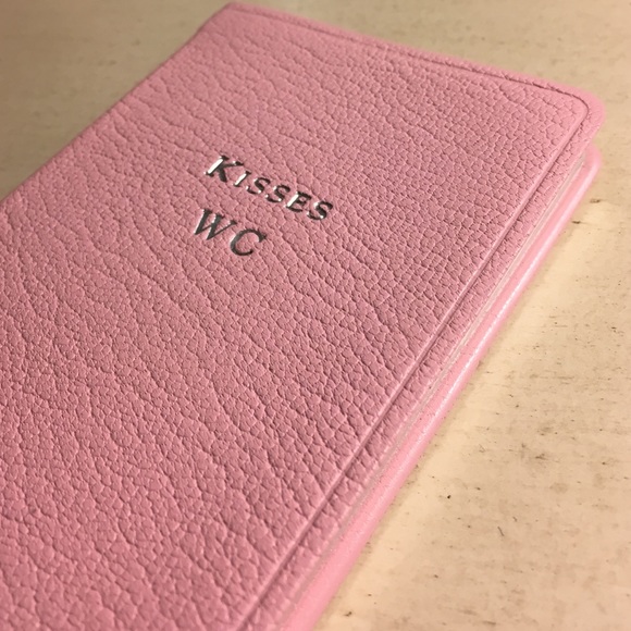 Tiffany & Co. Small Pink Leather Notebook