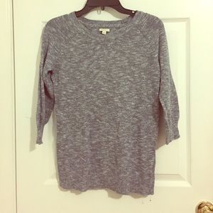 Marled 3/4 sleeve sweater