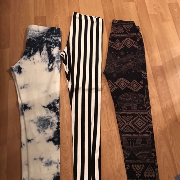 Printed leggings Bundle. ALL 3 leggings for $15