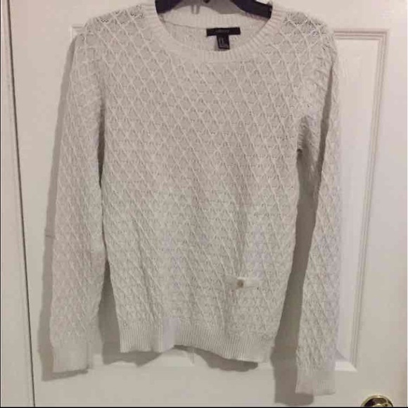 Forever 21 white sweater